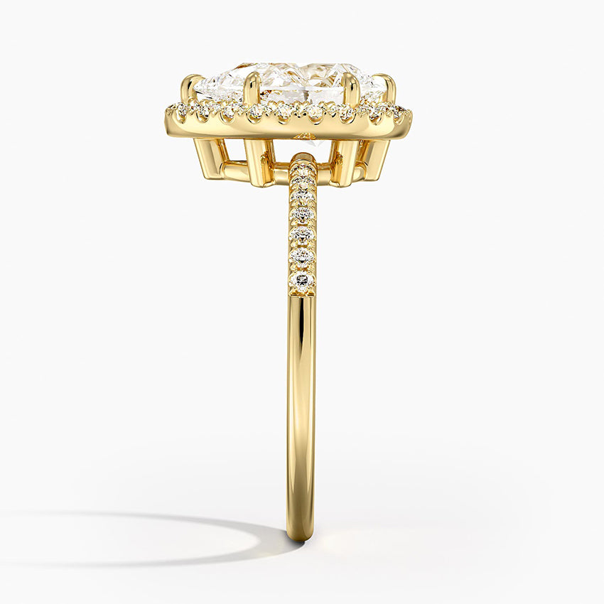 Cambria Halo Diamond Ring