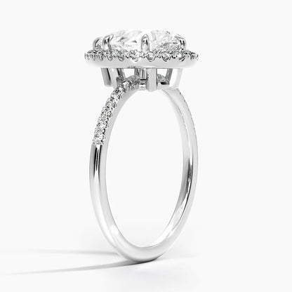 Cambria Halo Diamond Ring