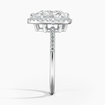 Cambria Halo Diamond Ring
