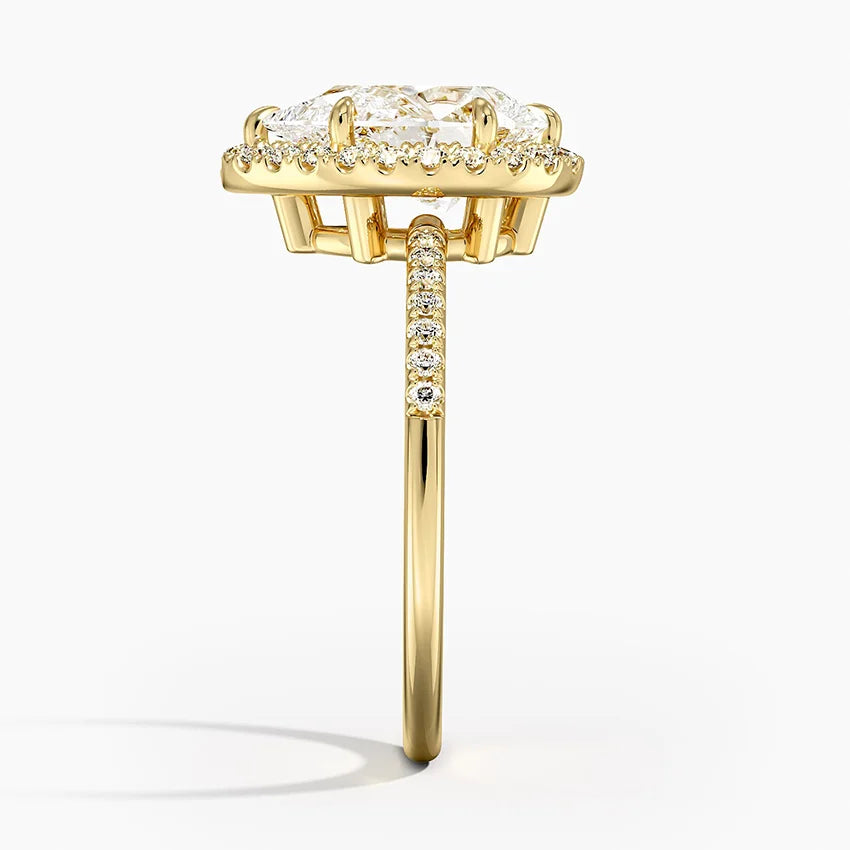 Cambria Halo Diamond Ring