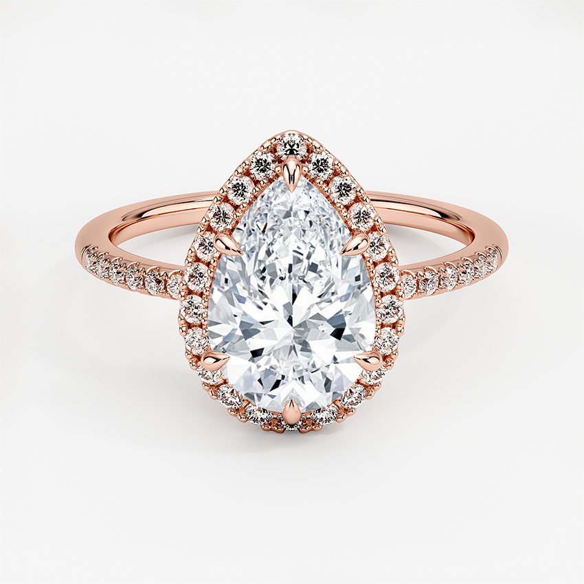 Cambria Halo Diamond Ring