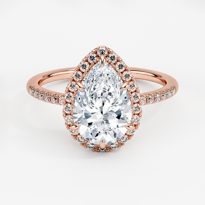 Cambria Halo Diamond Ring