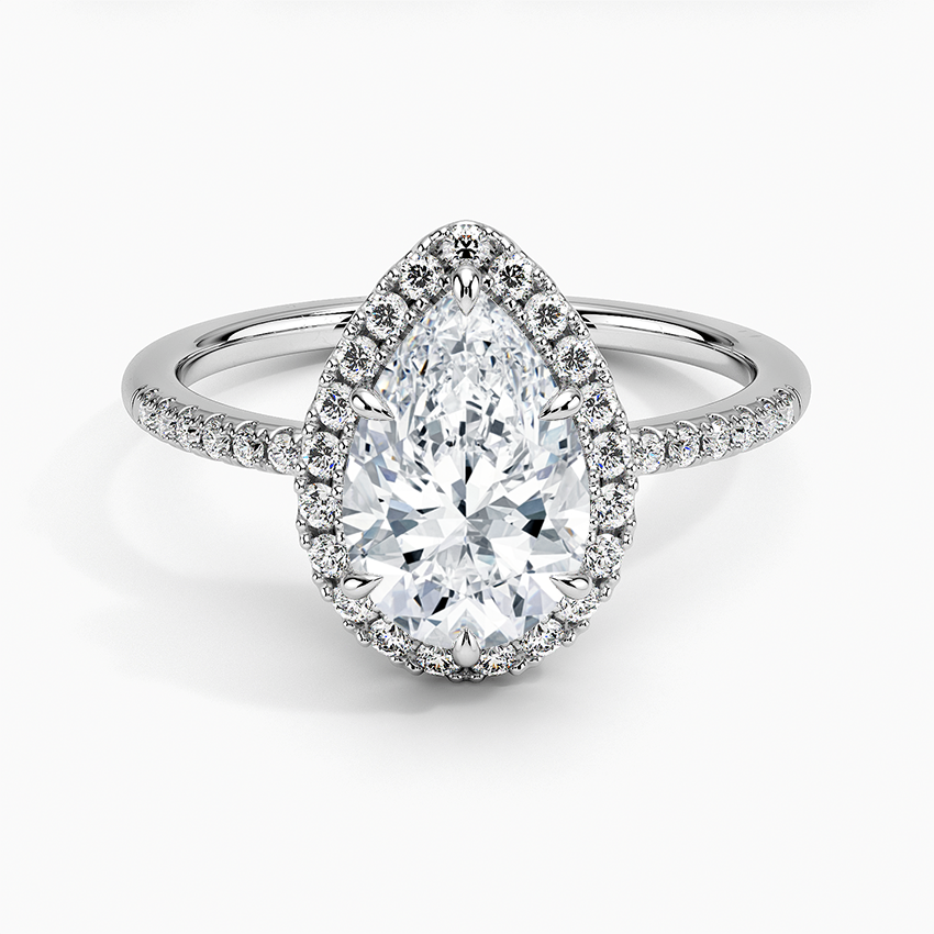 Cambria Halo Diamond Ring