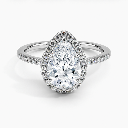 Cambria Halo Diamond Ring