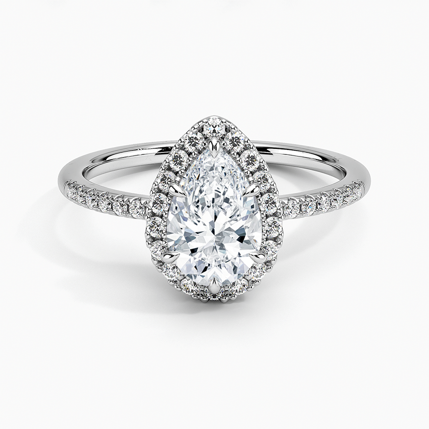 Cambria Halo Diamond Ring