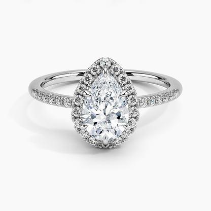 Cambria Halo Diamond Ring