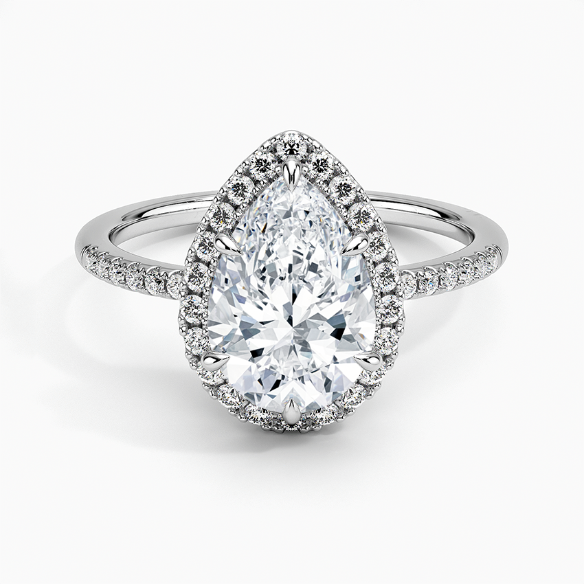 Cambria Halo Diamond Ring