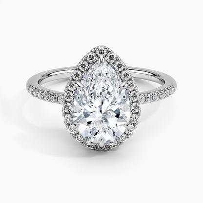 Cambria Halo Diamond Ring