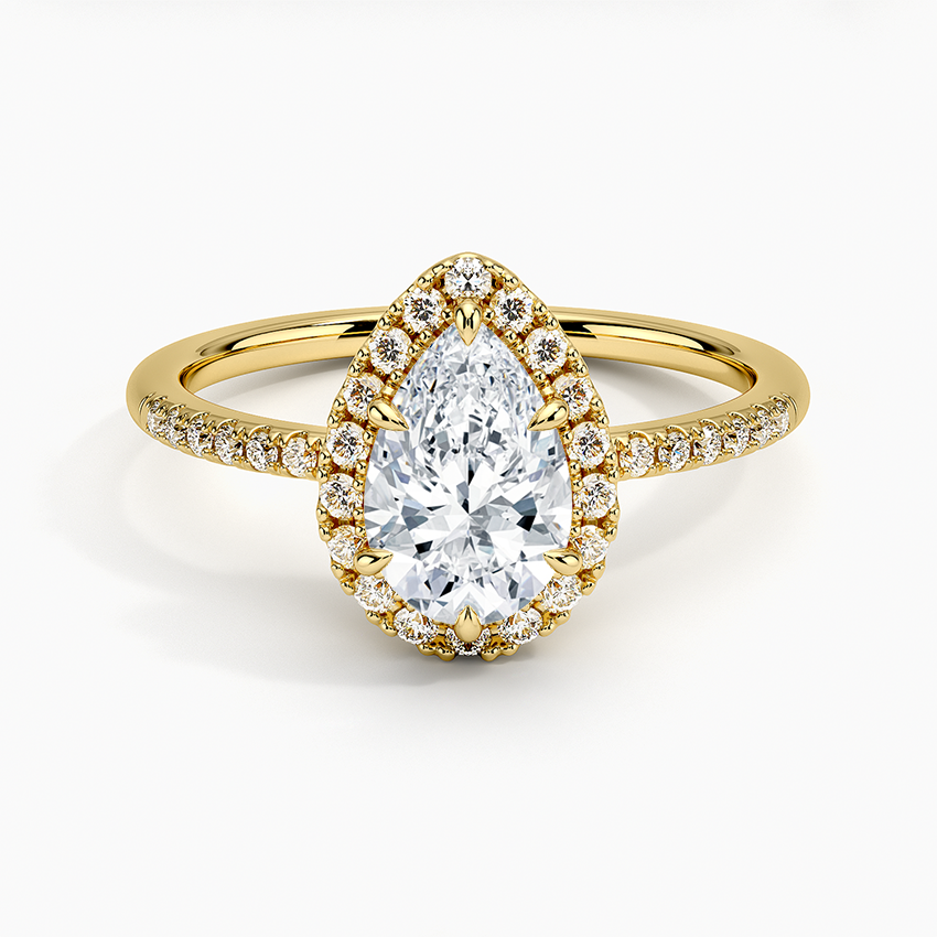 Cambria Halo Diamond Ring
