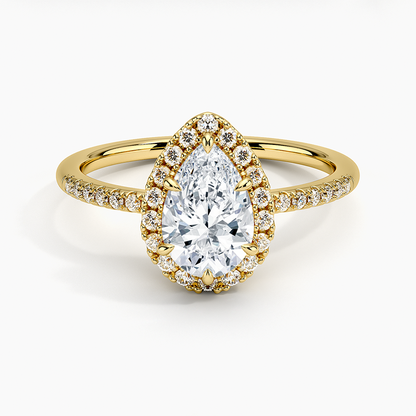 Cambria Halo Diamond Ring