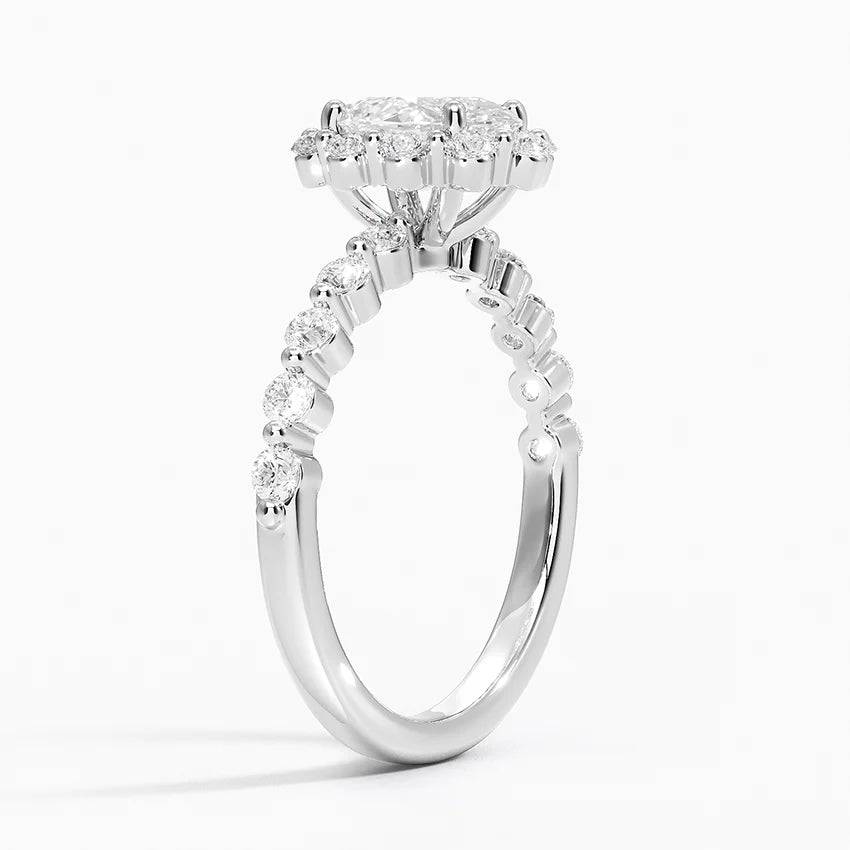 Marseille Halo Diamond Ring
