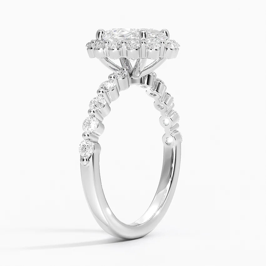 Marseille Halo Diamond Ring