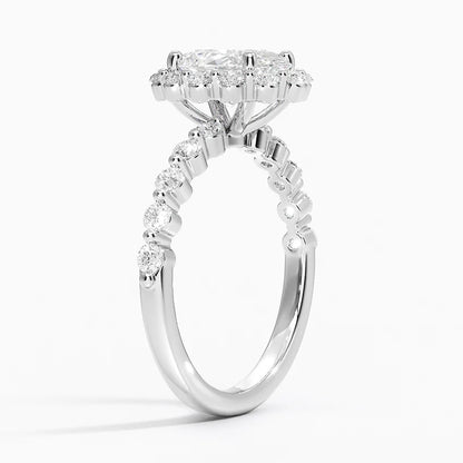 Marseille Halo Diamond Ring