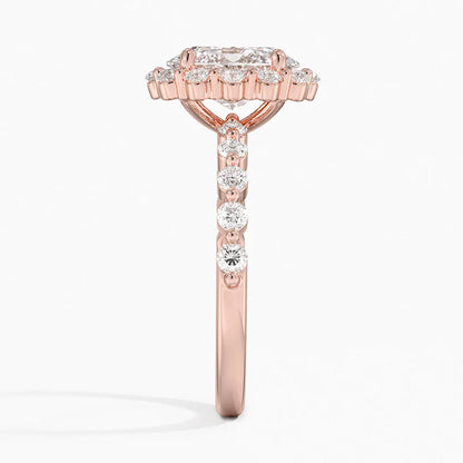 Marseille Halo Diamond Ring