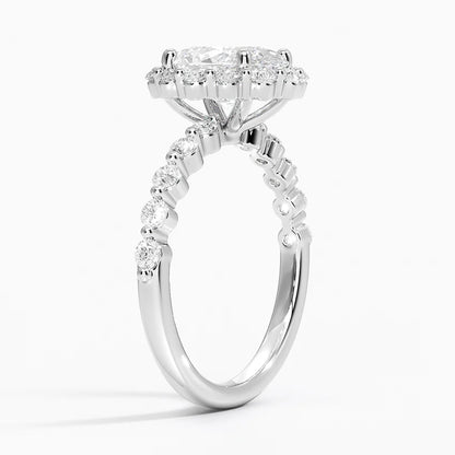 Marseille Halo Diamond Ring