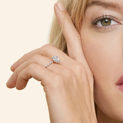 Marseille Halo Diamond Ring