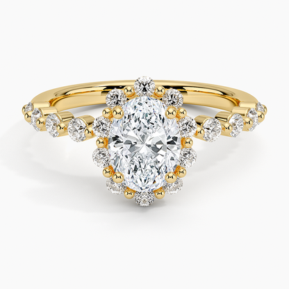Marseille Halo Diamond Ring