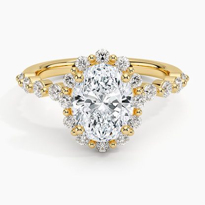 Marseille Halo Diamond Ring