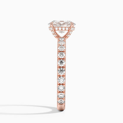 Olympia Diamond Ring Hidden Halo