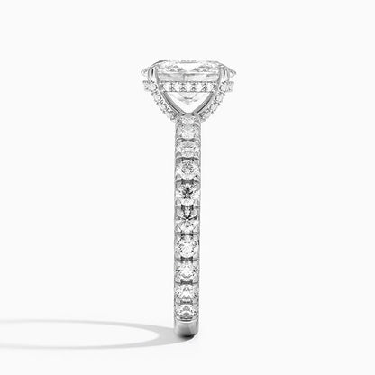 Olympia Diamond Ring Hidden Halo