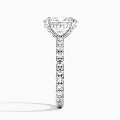 Olympia Diamond Ring Hidden Halo
