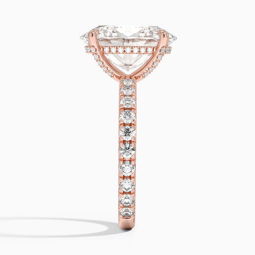 Olympia Diamond Ring Hidden Halo