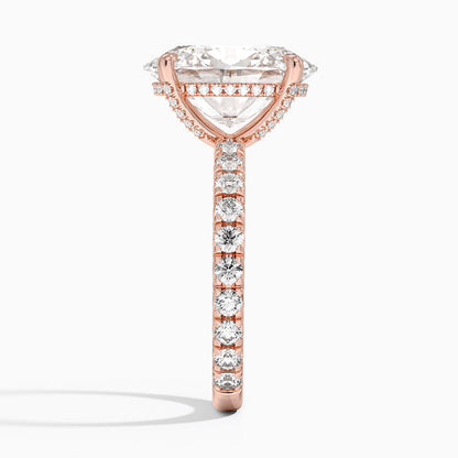 Olympia Diamond Ring Hidden Halo