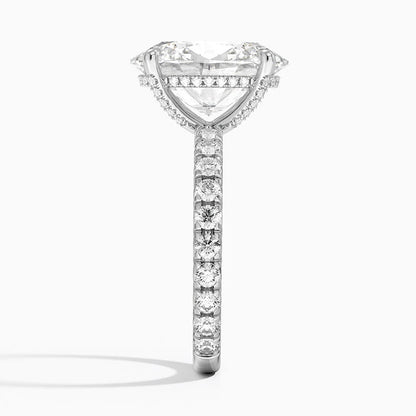 Olympia Diamond Ring Hidden Halo