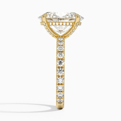 Olympia Diamond Ring Hidden Halo