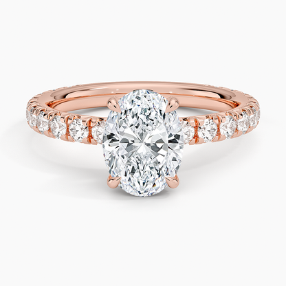 Olympia Diamond Ring Hidden Halo
