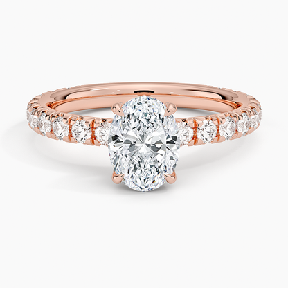 Olympia Diamond Ring Hidden Halo