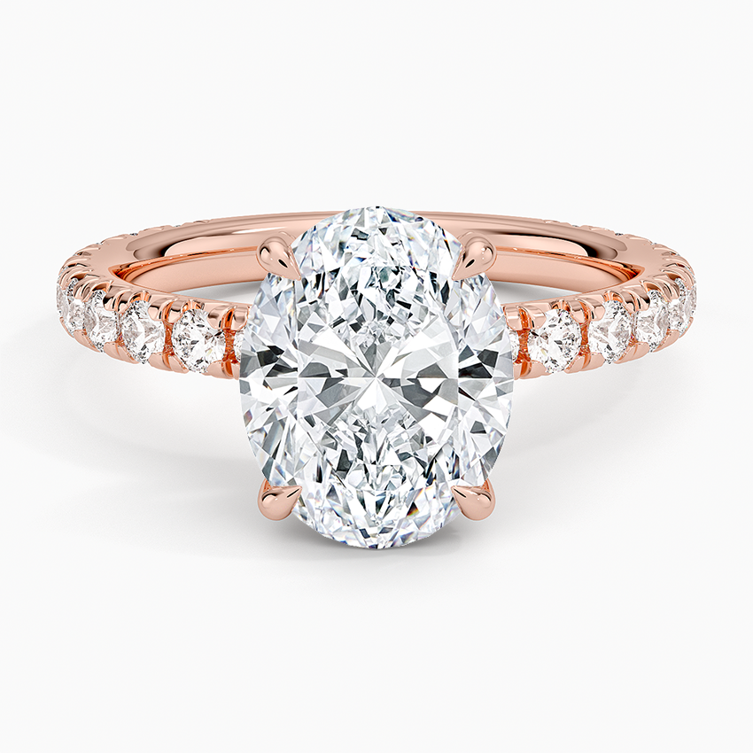 Olympia Diamond Ring Hidden Halo