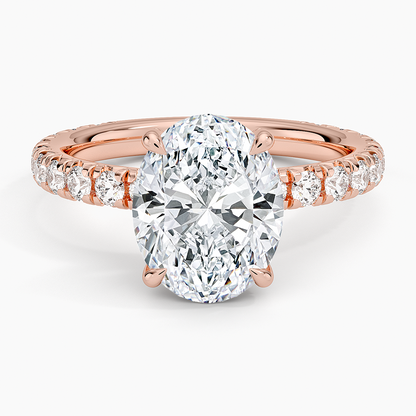 Olympia Diamond Ring Hidden Halo