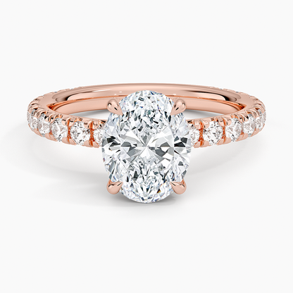 Olympia Diamond Ring Hidden Halo