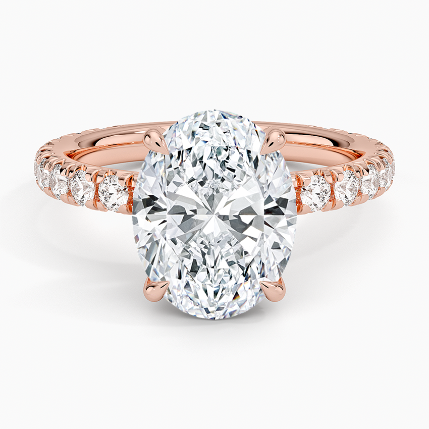 Olympia Diamond Ring Hidden Halo