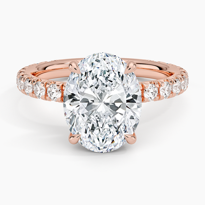 Olympia Diamond Ring Hidden Halo