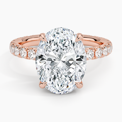 Olympia Diamond Ring Hidden Halo