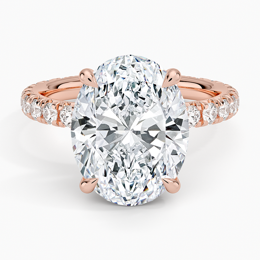Olympia Diamond Ring Hidden Halo