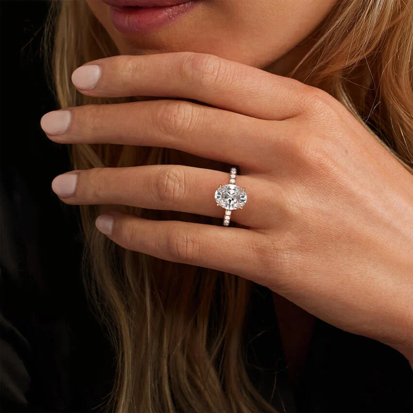 Olympia Diamond Ring Hidden Halo