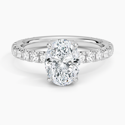 Olympia Diamond Ring Hidden Halo