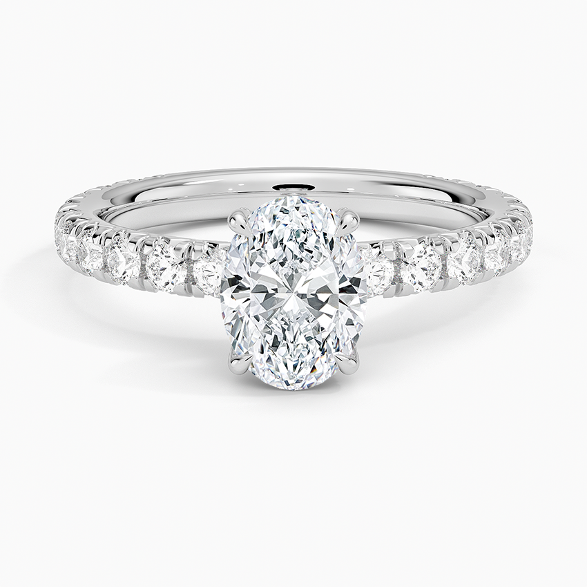 Olympia Diamond Ring Hidden Halo