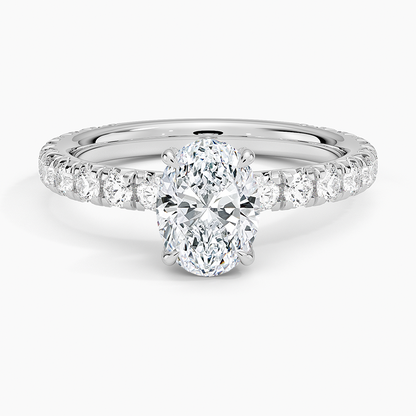 Olympia Diamond Ring Hidden Halo