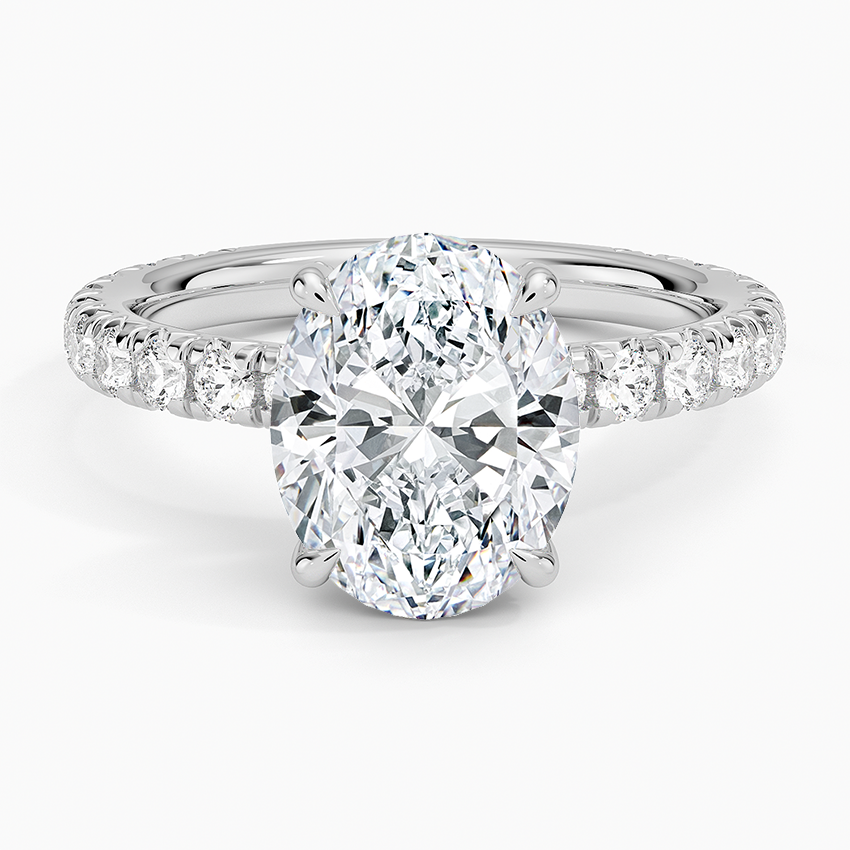Olympia Diamond Ring Hidden Halo