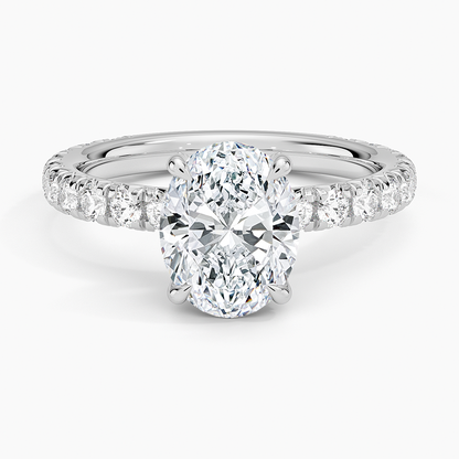 Olympia Diamond Ring Hidden Halo