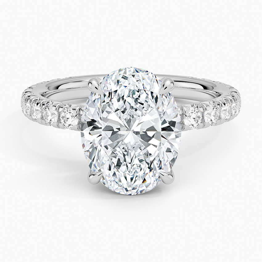 Olympia Diamond Ring Hidden Halo