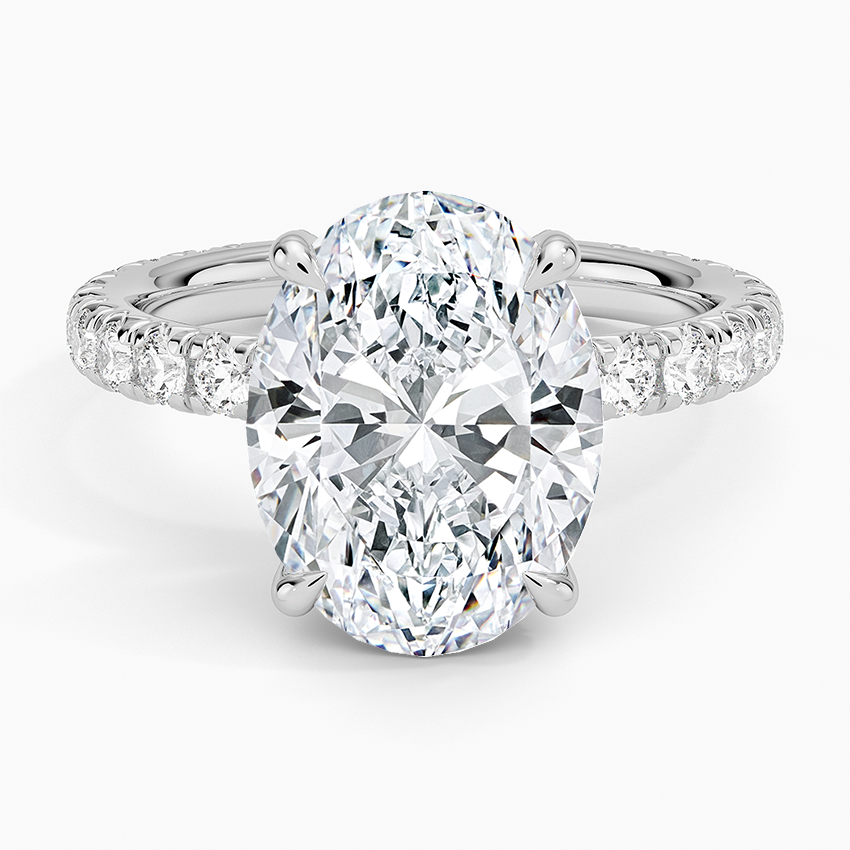Olympia Diamond Ring Hidden Halo