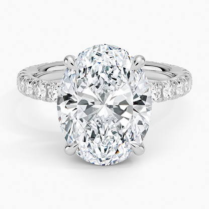 Olympia Diamond Ring Hidden Halo