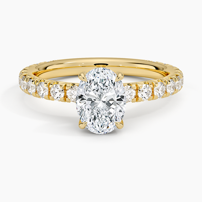 Olympia Diamond Ring Hidden Halo