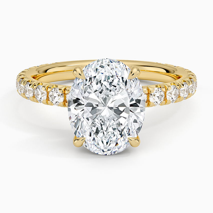 Olympia Diamond Ring Hidden Halo