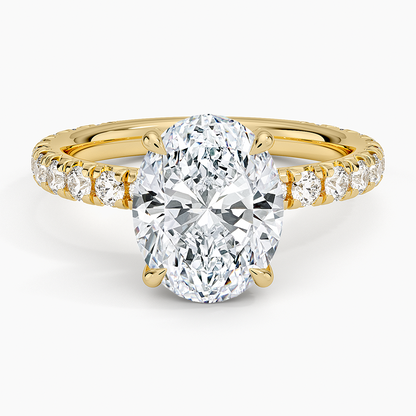 Olympia Diamond Ring Hidden Halo